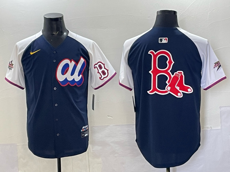 Men 2025 Boston Red Sox Blue MLB All star Nike jersey 002->women nfl jersey->Women Jersey